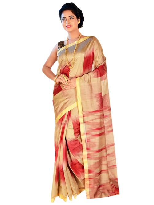 ikat handloom saree - 17024559 - Very Small Image - 1