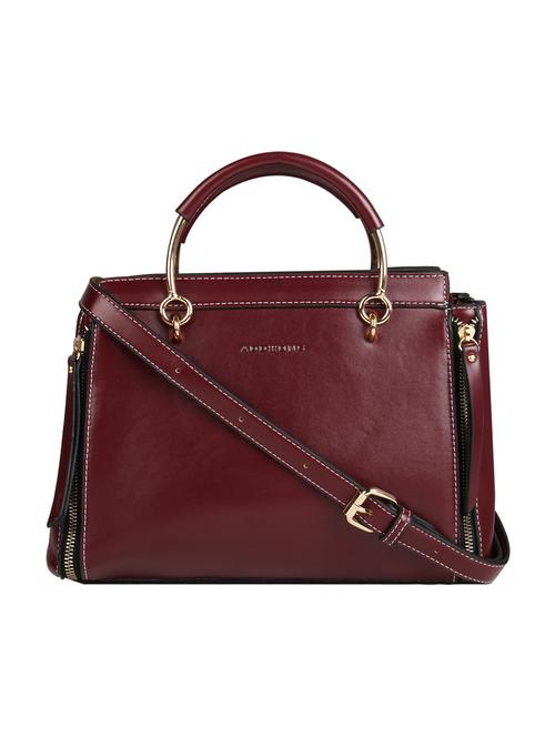 red leatherette (pu) handbag - 17025672 - Very Small Image - 1
