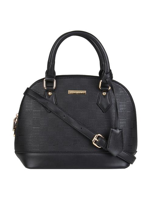 black leatherette (pu) handbag - 17025679 - Very Small Image - 1