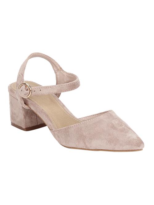 pink suede ankle strap sandals - 17026564 - Very Small Image - 1
