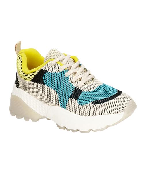 multi colored suede laceup sneakers - 17026603 - Very Small Image - 1