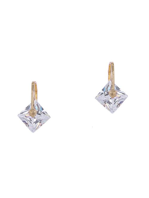 gold plated drop earring - 17026854 - Very Small Image - 1