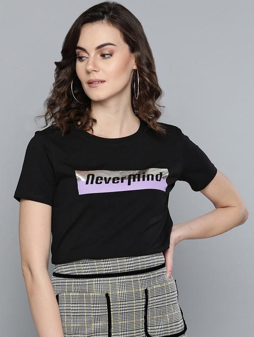 round neck digital print tee - 17027429 - Very Small Image - 1