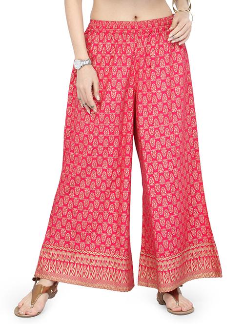 flared printed palazzo - 17027552 - Very Small Image - 1