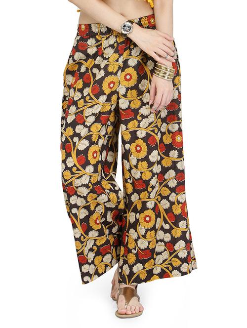 kalamkari flared palazzo - 17027574 - Very Small Image - 1