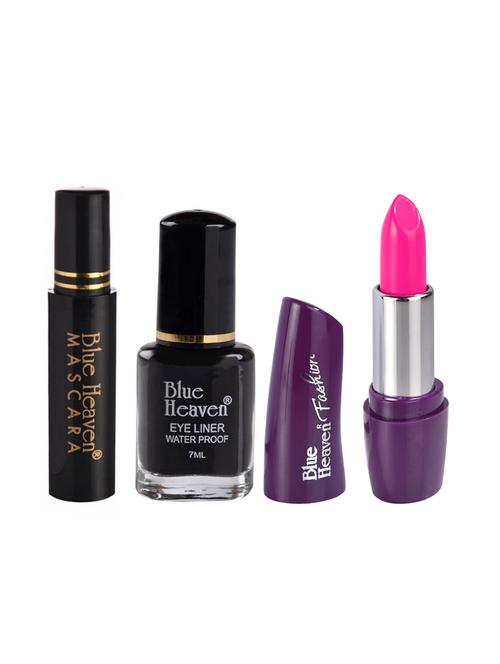 pack of regular eyeliner, mascara and fashion lipstick#61 - 17027714 - Very Small Image - 1