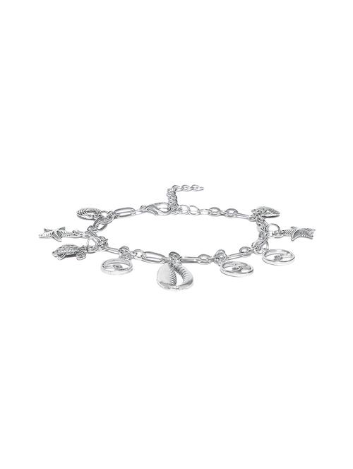silver plated anklet anklets and payal - 17029399 - Very Small Image - 1