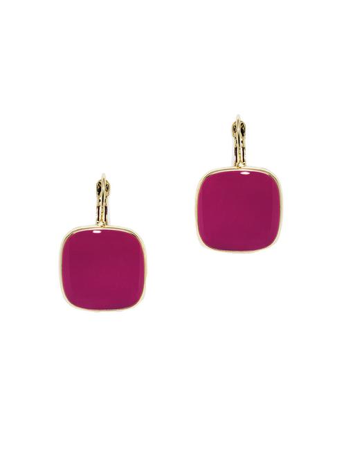 red gold plated drop earring - 17029454 - Very Small Image - 1