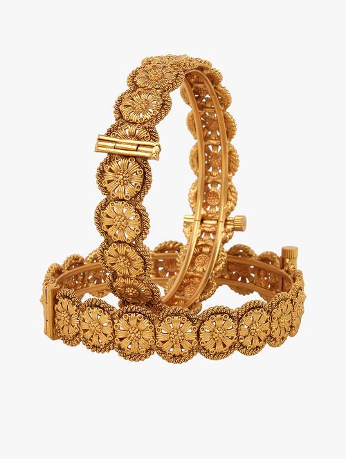 gold plated bangles - 17029730 - Very Small Image - 1