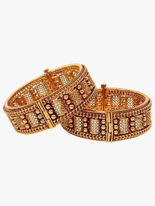 gold plated bangles - 17029741 - Very Small Image - 1