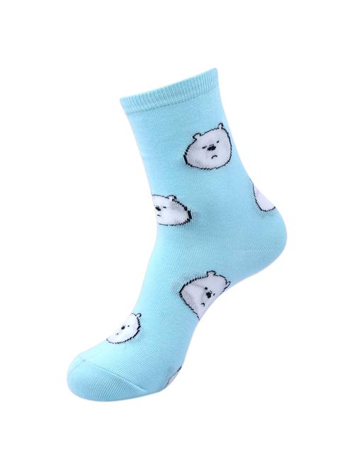 blue cotton ankle length sock - 17031700 - Very Small Image - 1