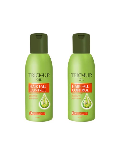 trichup hair fall control herbal hair oil 200 ml (pack of 2) - 17034872 - Very Small Image - 1
