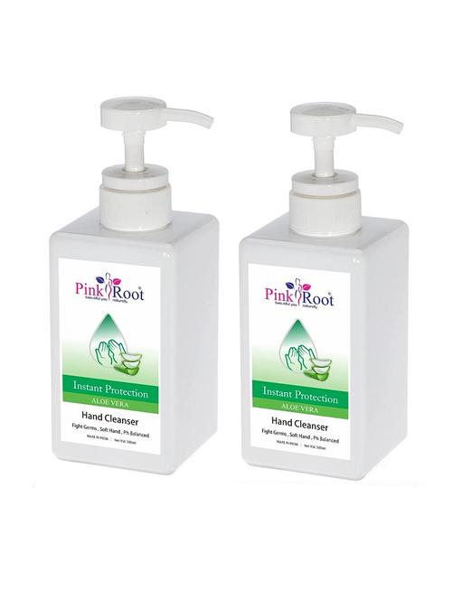 pink root aloe vera hand cleanser 500ml (pack of 2) - 17035197 - Very Small Image - 1
