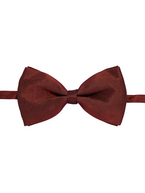 red silk satin bow ty - 17062307 - Very Small Image - 1