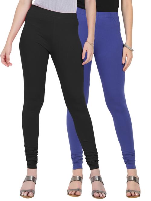 set of 2 solid leggings - 17063713 - Very Small Image - 1