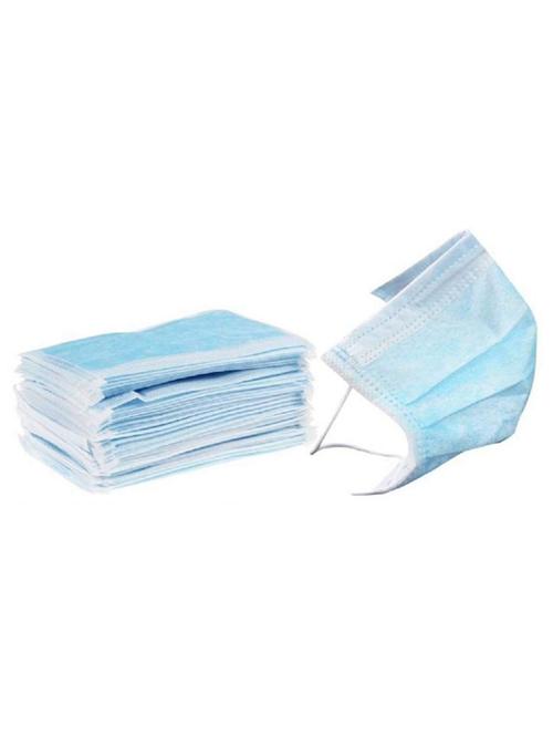 doctor plus 3-ply disposable surgical face mask (pack of 30 ) - 17063850 - Very Small Image - 1