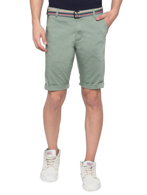 green cotton shorts - 17064059 - Very Small Image - 1