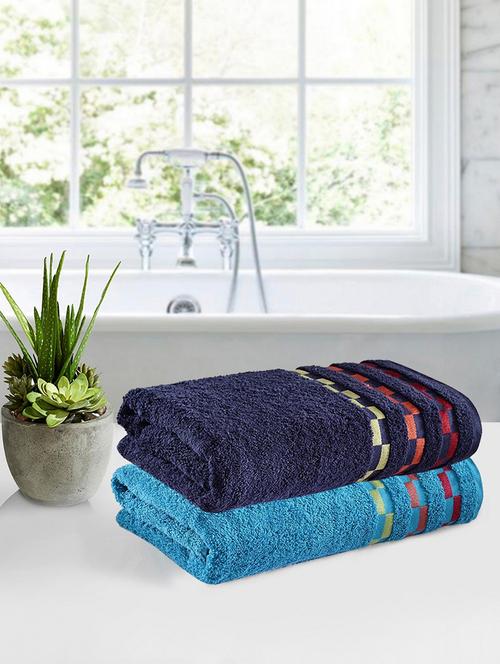 bianca 2 piece bath towel (100% cotton) - 17064128 - Very Small Image - 1