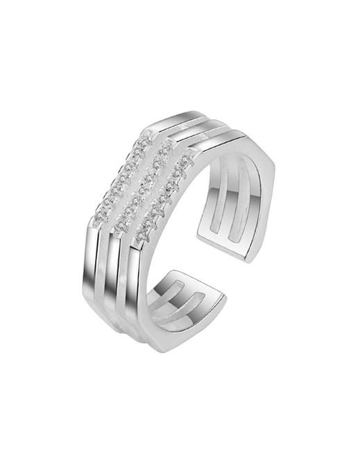 silver metal finger ring - 17064333 - Very Small Image - 1