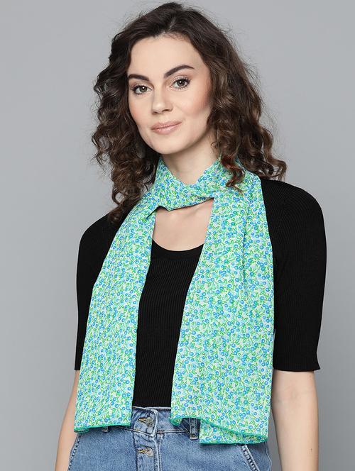 green polyester stole - 17064740 - Very Small Image - 1