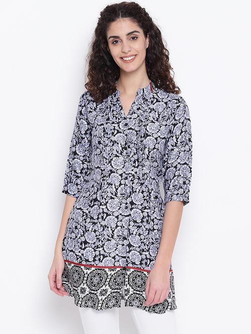 three quarter sleeves regular tunic - 17066323 - Very Small Image - 1