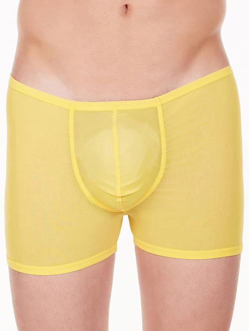 yellow solid nylon trunks - 17068062 - Very Small Image - 1
