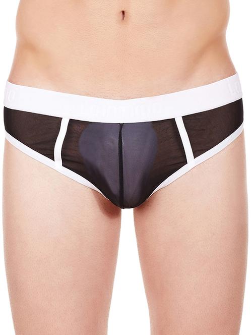 black color block nylon hipster - 17068136 - Very Small Image - 1