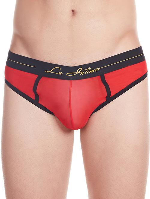 red color block nylon hipster - 17068138 - Very Small Image - 1