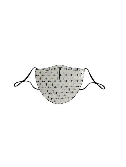 the vanca offwhite unisex printed mask with spandex loops - 17068486 - Very Small Image - 1