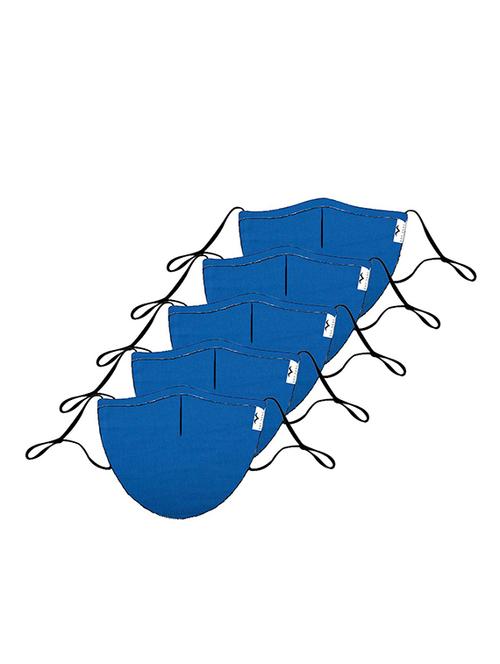 the vanca blue unisex solid mask (pack of 10) - 17068517 - Very Small Image - 1