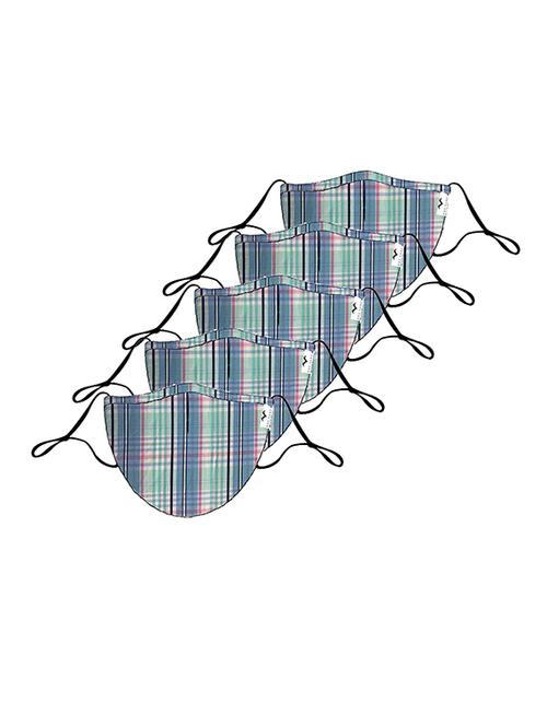 the vanca multi color unisex stripe mask ( pack of 5) - 17068540 - Very Small Image - 1