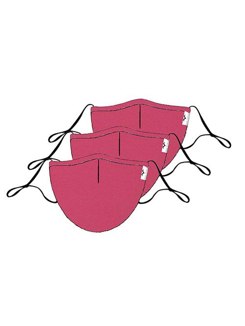 the vanca pink unisex solid mask (pack of 5) - 17068584 - Very Small Image - 1