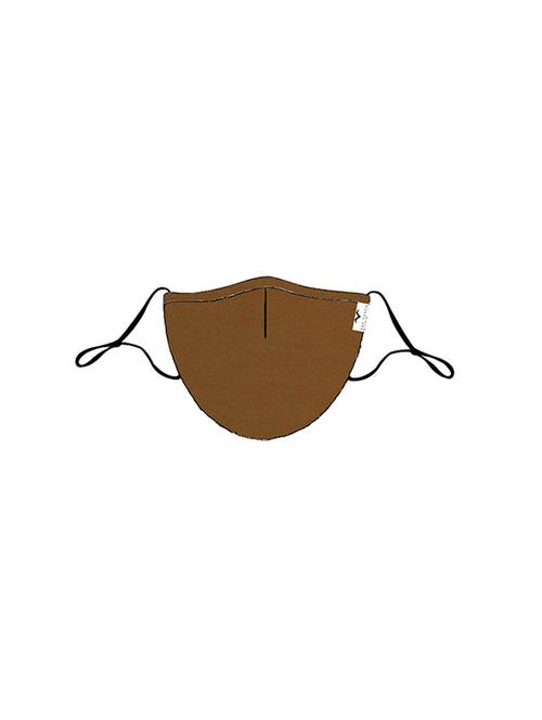 the vanca brown unisex solid mask with spandex loops - 17068594 - Very Small Image - 1