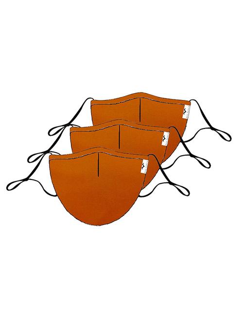 the vanca rust unisex solid mask (pack of 5) - 17068600 - Very Small Image - 1