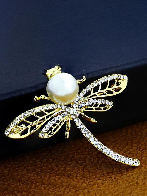 gold brass brooch - 17068687 - Very Small Image - 1