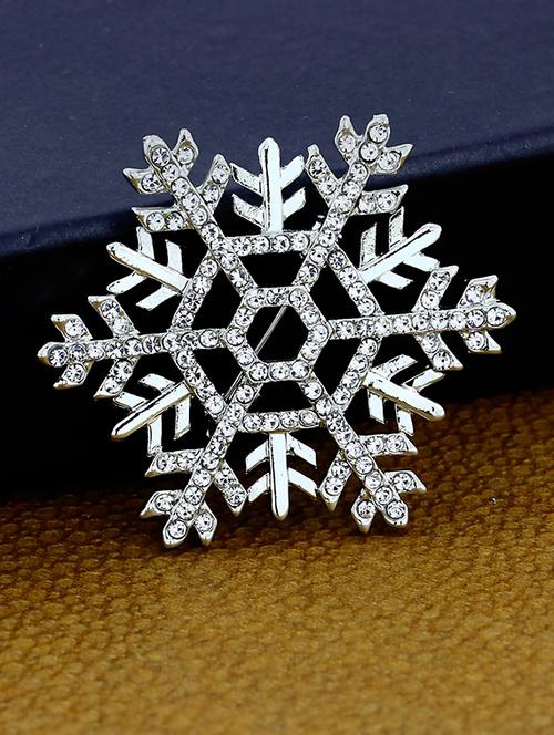 silver brass brooch - 17068688 - Very Small Image - 1