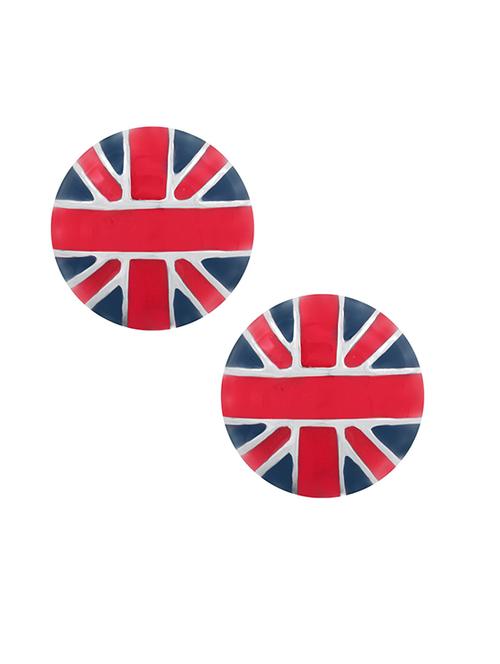 red, silver metal cufflinks - 17068872 - Very Small Image - 1