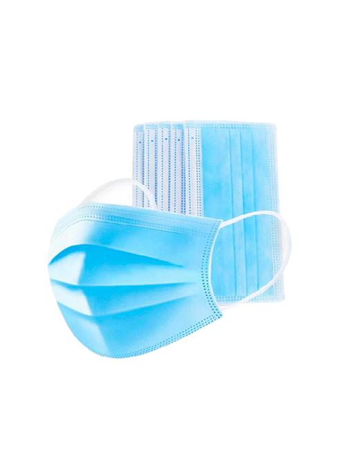 silver shine disposable protection mask face mask surgical mask with tie (pack of 55) - 17072392 - Very Small Image - 1