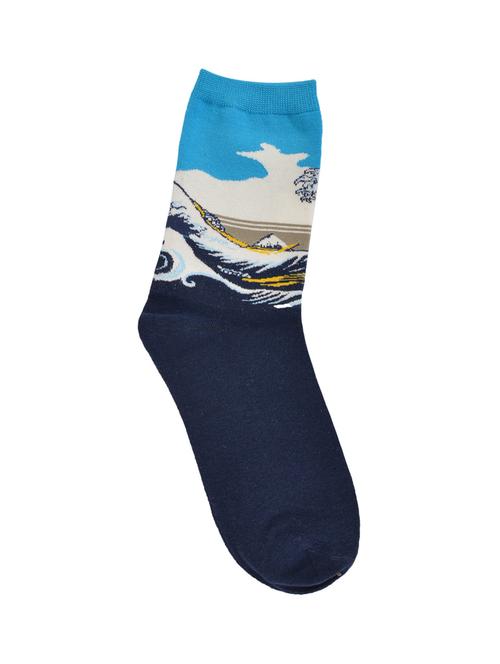 multi colored cotton no show sock - 17074168 - Very Small Image - 1