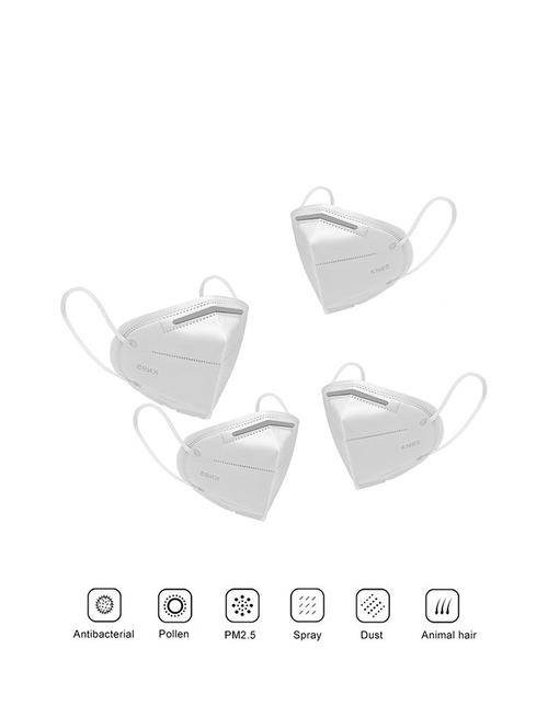 white anti-pollution women mask (set of 4 pcs) - 17075337 - Very Small Image - 1