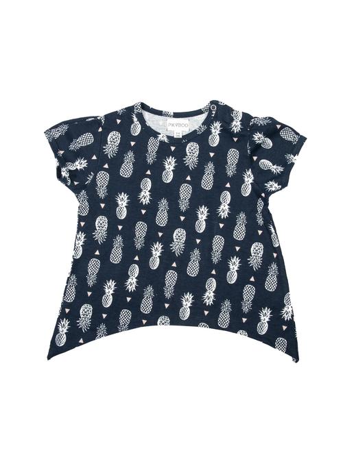 black cotton aline tops & tee - 17075362 - Very Small Image - 1