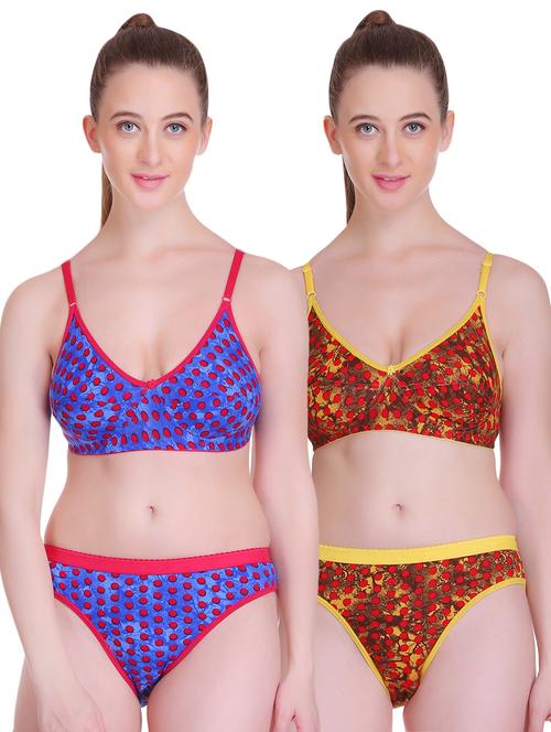 set of 2 bra and panty set - 17076924 - Very Small Image - 1