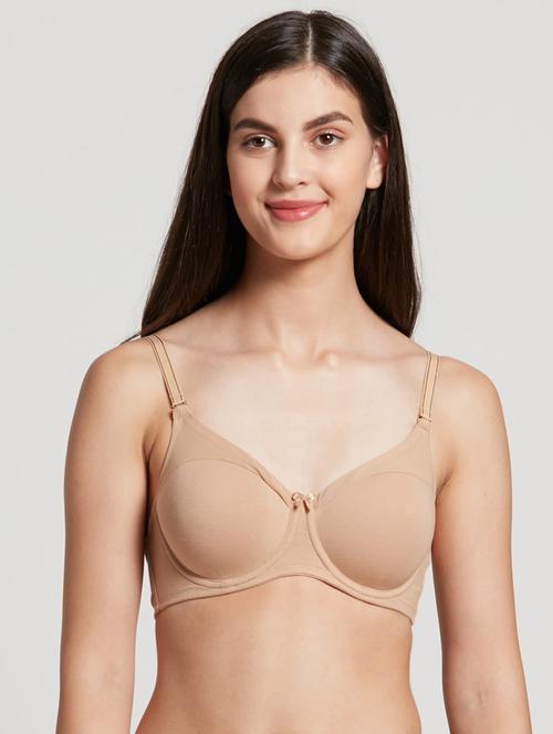 bow patch solid bra - 17077815 - Very Small Image - 1