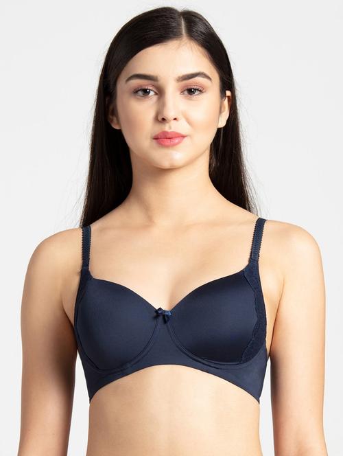 blue nylon tshirt bra - 17077858 - Very Small Image - 1