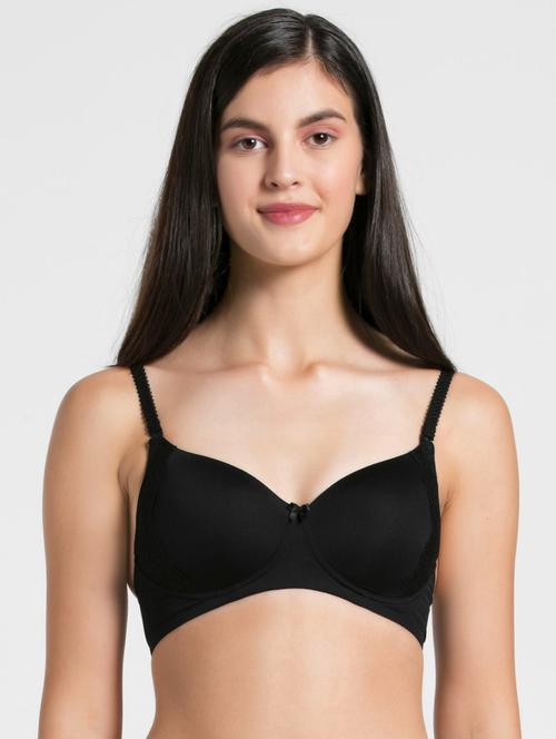 bow patch t-shirt bra - 17077865 - Very Small Image - 1