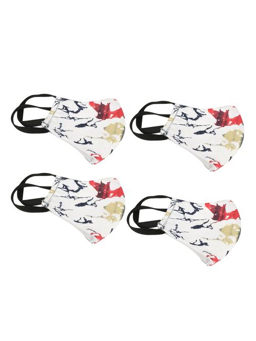 white cotton anti-pollution men mask (pack of 4) - 17079045 - Very Small Image - 1