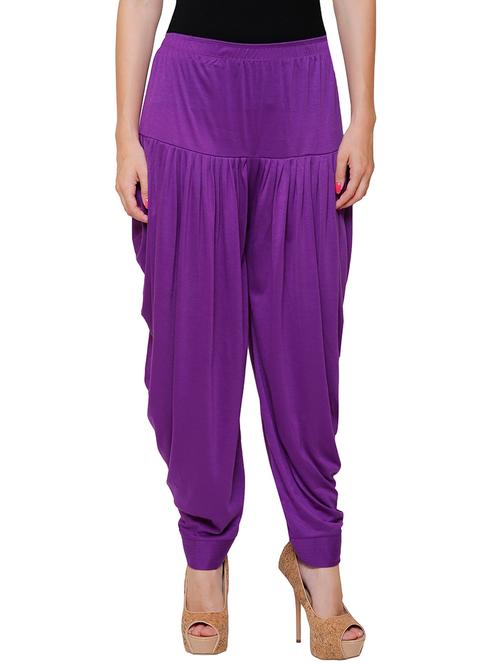 purple lycra salwar salwars - 17082567 - Very Small Image - 1