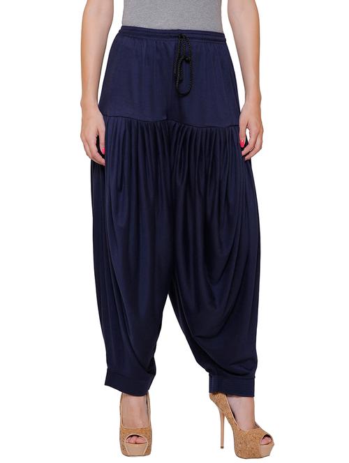 blue lycra patiyala salwars - 17082587 - Very Small Image - 1