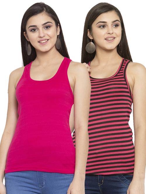 set of 2 solid camisoles - 17082968 - Very Small Image - 1
