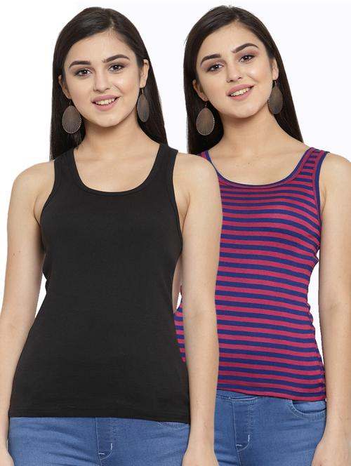 set of 2 solid camisoles - 17082974 - Very Small Image - 1